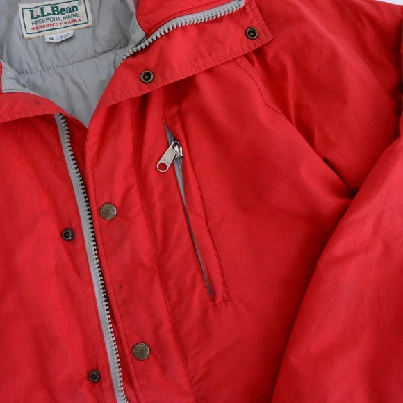L.L. Bean Vintage  Red Ski Jacket ~Small - Picture 9 of 16